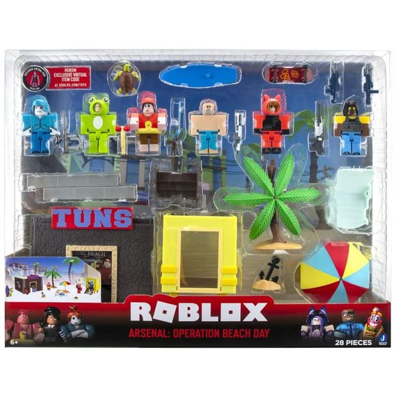 NEW Roblox ROB0599 Action Collection-Arsenal Operation Beach Day Deluxe Playset - Picture 1 of 11